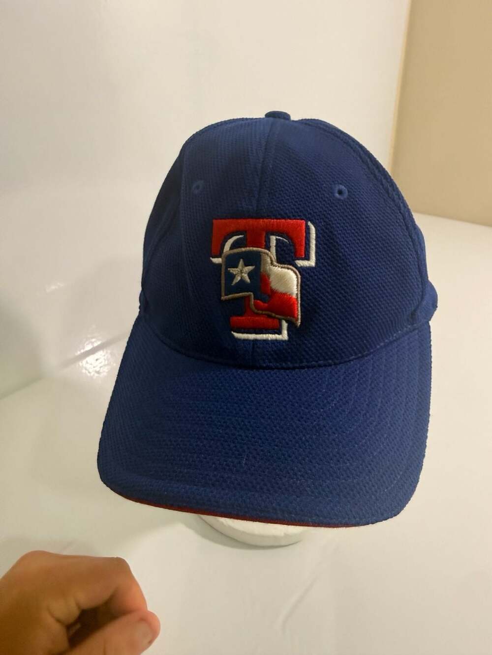 New Era Texas Rangers 3930 Hat Large Extra Large Blue MLB Baseball Cap